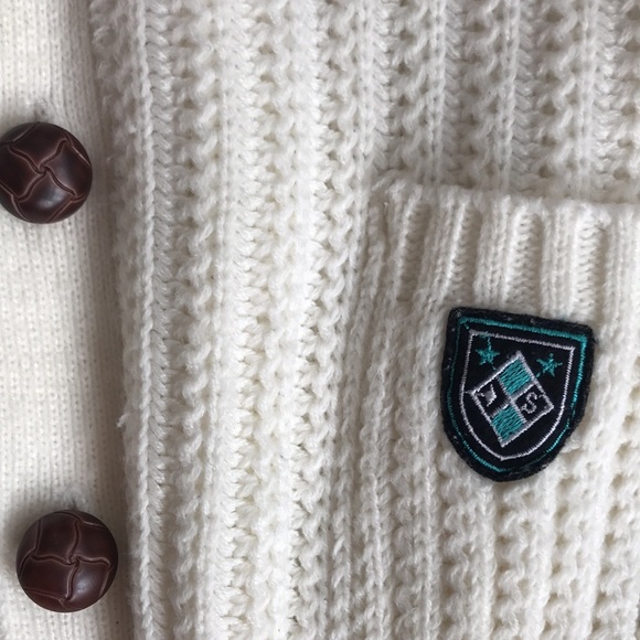 Cable knit oversized cardigan - the real deal grandpa sweater from sears! - Picture 6 of 12